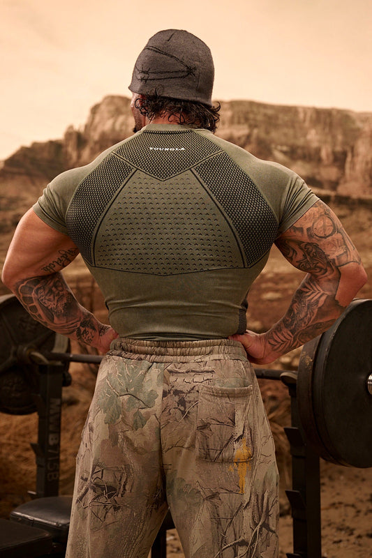 4286 - Gold's Iron Legacy Compression Tees